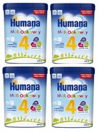 HUMANA 4 NÁSLEDNÉ MLIEKO PO 24 MESIACOCH 4x 650G