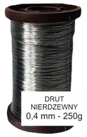 NEREZOVÝ DRÔT na hadice a rámy 0,4mm 250g