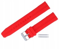 DILOY silikónová guma STRAP červený 20mm