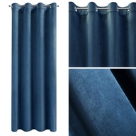 Velour Curtain Velvet Ready Decorative 140x250 MELANIE s priechodkami