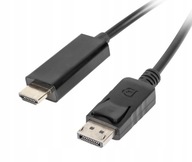 DISPLAYPORT(M) V1.1 ->HDMI(M) 1,8M KÁBEL LANBERG