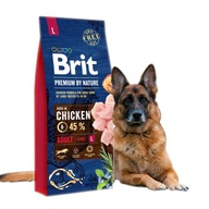 Brit Premium By Nature Adult L 15 kg