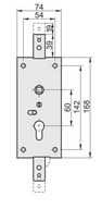 KASTEL-1 VERTIKÁLNY ZÁMOK