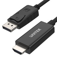 Unitek Displayport to HDMI kábel M 1,8m