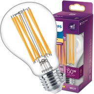 LED žiarovka E27 A67 17W = 150W 2452lm 2700K Teplá FILAMENT PHILIPS