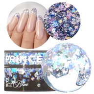 Makear PG03 Princess Gel Blue trblietavý gél na zdobenie nechtov 5 ml