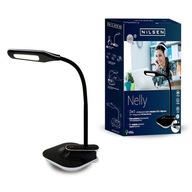 Nelly LED stolná lampa s klipom Black NILSEN