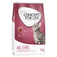 Concept for Life All Cats 3kg vylepšená receptúra!