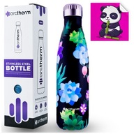 Cestovná termoska THERMAL BOTTLE kvety 500 ml