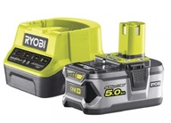 RYOBI BATÉRIA LI-ION 5,0AH 18V + NABÍJAČKA RC18120-150