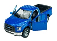 WELLY 2015 FORD F-150 BEŽNÁ KABÍNA MODRÁ 1:34