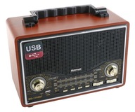 PRENOSNÉ Rádio RETRO R20 FM Bluetooth MP3 USB TF