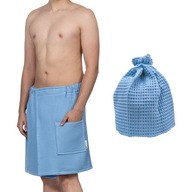 SAUNA SET PÁNSKY KILT BISCOTTO 150x50 CAPELLO PORJUN BLUE KLOBÚK