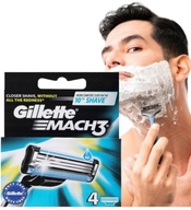 GILLETTE MACH3 NÁPLNE VYMENITEĽNÝCH ČEPEĽOV 4KS