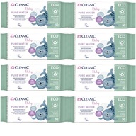 Cleanic Baby ECO Pure Water vlhčené obrúsky 8 x 50 ks.