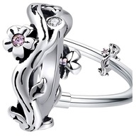 Prívesok CHARMS FLOWERS korálka 925 SILVER darček