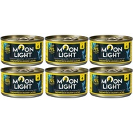 Moonlight Dinner Food s tuniakom, kuracím mäsom a lososom v omáčke 6x80g