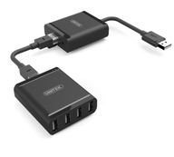 Unitek USB2.0 over IP predlžovací kábel 4xUSB; 60 m; Y-25