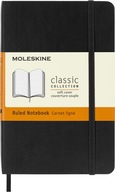 Zápisník Moleskine Classic P (9x14cm) linajkový, čierny