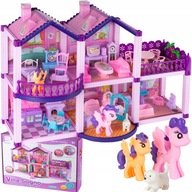 MANSION PONY VILLA DOLLHOUSE NÁBYTOK FÓRKY PSA PONÍKY 122 EL