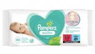 Vlhčené obrúsky Pampers Sensitive 80 kusov