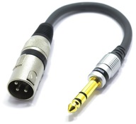 MALE XLR ADAPTÉR - JACK 6.3 STEREO VITALCO ZÁSTRČKA