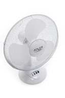 Stolný ventilátor 40 cm 3-rýchlostný biely ADLER