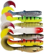 SADA 7 ks GUM MIX SG CANNIBAL CURLTAIL 10cm 5g