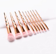 UNICORN ROSE GOLD SET 10-tich štetcov na make-up