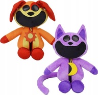 sada 2 maskotov DogDay a CatNap Cat Purple XL 60cm Smiling Critters