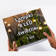 Zápustná solárna lampa, čierna, 8LED, SKYLIGHT, 1 ks