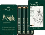 Sada skicovacích ceruziek 12ks. 9000 Faber