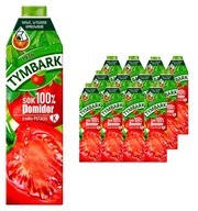 Tymbark 100% paradajková šťava 1 l x 12 kusov