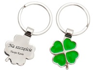 Kľúčenka Lucky Clover s vašou rytinou