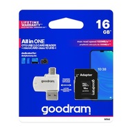 GOODRAM MICROSDHC (16 GB | TRIEDA 10 | UHS I) + ADAPTE