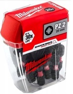 MILWAUKEE SHOCKWAVE PZ2 BIT SET 25MM 25KS