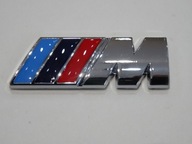Logo BMW MPOWER na blatníku, 45x15 mm, strieborné