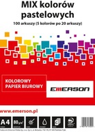 A4 kopírovací papier 80g 100 listov pastelové farby x 2