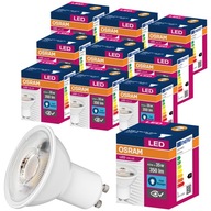 10x GU10 LED žiarovka 4,5W = 35W 350lm 6500K OSRAM