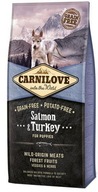 Carnilove Salmon & Turkey Puppy suché krmivo - losos a morka 1,5 kg