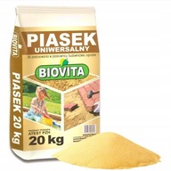 ČISTÝ PIESOK NA ŠÍRENIE DLÁŽKOV V ZÁHRADE CERTIFIKÁT BIOVITA 20KG!