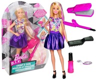 SADA NA STYLING VLASOV BÁBIKY BARBIE vĺn a kučer DWK49