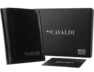Veľká kožená pánska peňaženka Cavaldi na mince
