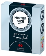 Mister Size Condoms nasadené kondómy