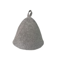 Čiapka do sauny - Ochranná čiapka na saunu Woolen Felt Grey Universal