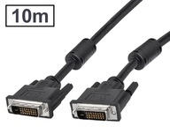 DVI/D-DVI/D kábel 24+1P DUAL LINK UltraHD 4K 10m