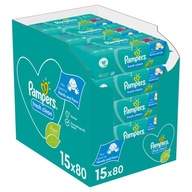 Pampers Fresh Clean vlhčené obrúsky 15 x 80 ks.