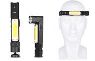 NABÍJACÍ MAGNET UHLOVÝ LIGHT USB COB XML 6v1