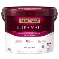 Magnat Ultra Matt, odolný voči praniu a drhnutiu, snehovo biely, 10L