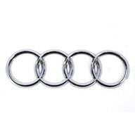 Znak logo odznak AUDI 135x45mm kruhy